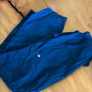 Koi pant scrubs teal